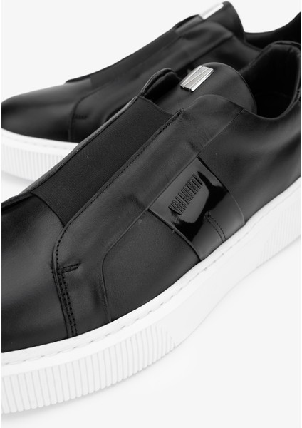 Emma Erkek Siyah Rugan Deri Sneakers & Spor Ayakkabı 352 20074 Erk Ayk Y24