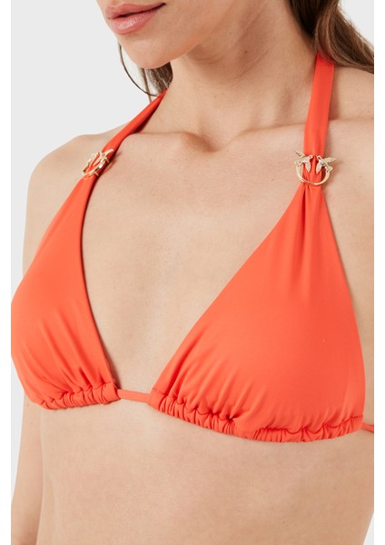 Logolu Boyundan Bağlamalı Üçgen Bikini Üstü Bayan Bikini Üstü 103216 A0S7 B02 indirimleri
