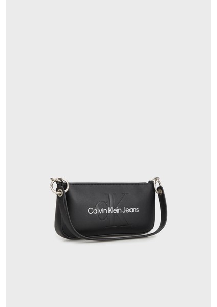 Calvin Klein Logolu Fermuarlı Çanta K60K6106790GQ Kadın Çanta K60K610679 0gq