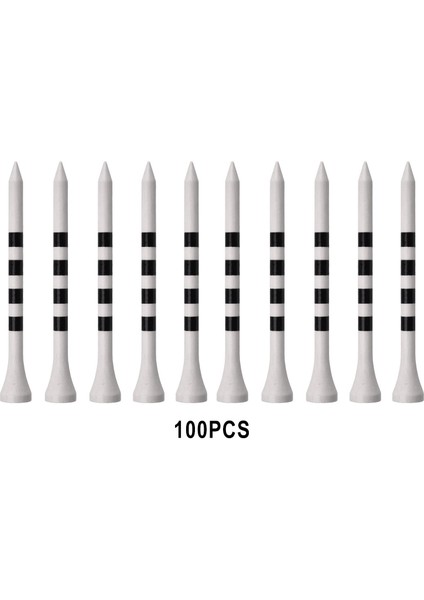 100'LÜ Profesyonel Bambu Golf Topluğu Mark Scale Yüksek 83MM (Yurt Dışından)