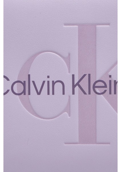 Calvin Klein Logolu Ayarlanabilir Uzatma Askılı Çanta K60K612220VFR Kadın Çanta K60K612220 Vfr