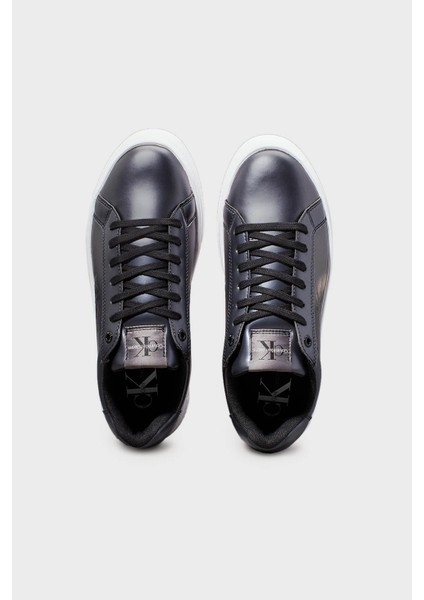 Metalik Deri Platform Sneaker Ayakkabı YW0YW014640GT Bayan Ayakkabı YW0YW01464 0gt