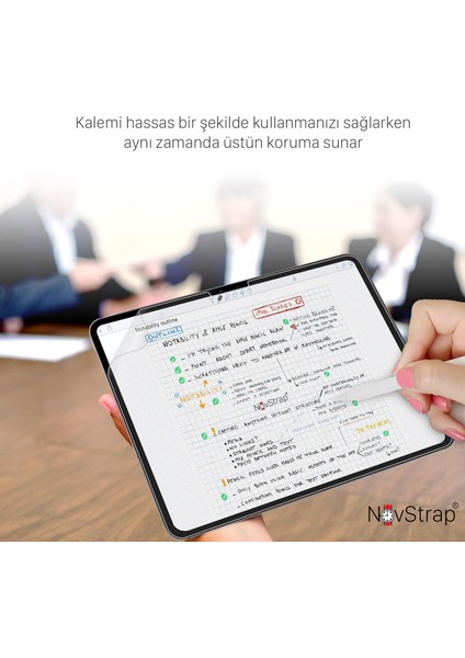 iPad Air 13 İnç 6. Nesil M2 2024 ile Uyumlu Paper Like Ekran Koruyucu Kağıt Hissi Mat