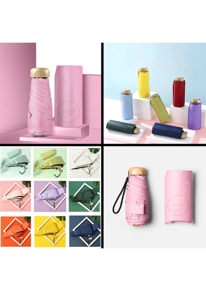 Öklid UPF 50+ SPF 99+ UV Korumalı Katlanabilir Güneş ve Yağmur Şemsiyesi – Hafif, Dayanıklı, Rüzgar ve Su Geçirmez modelleri