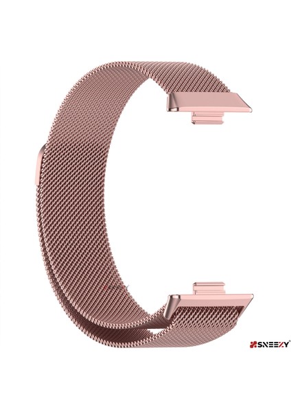 Huawei Watch Fit 3 Uyumlu Paslanmaz Hasır Örgü Metal Milano Kordon Strap modelleri