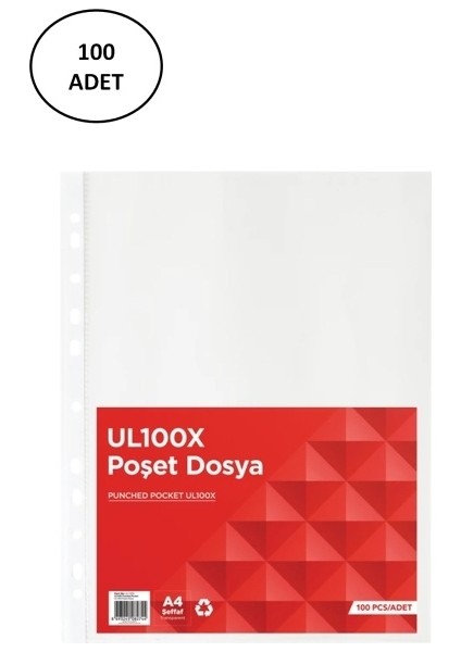 Süper Eco Poşet Dosya 100 Adet