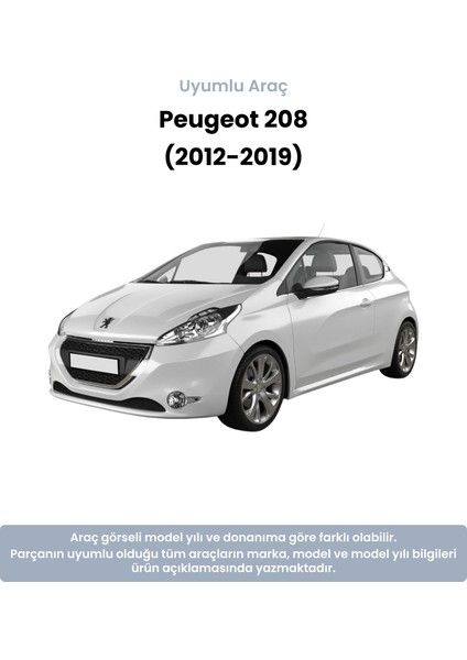 Peugeot 208 Sağ Ön Askı Rotu (2012-2019) Delphi