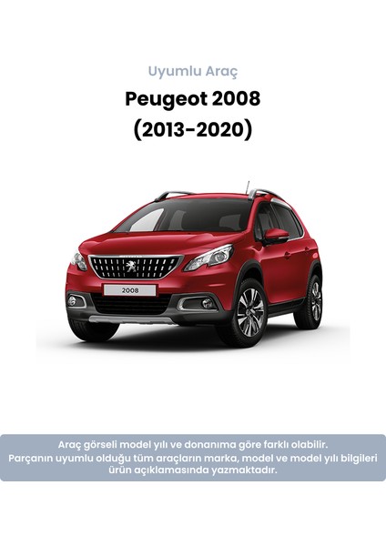 Peugeot 2008 Sol Ön Askı Rotu (2013-2020) Yerli Muadil