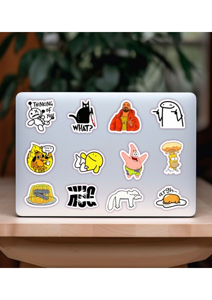 Laptop Notebook Tablet Sticker Seti Model 10