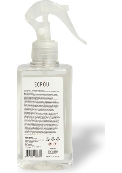 Gül Esintisi Oda Kokusu, Diffuser, Oda Spreyi 400 ml
