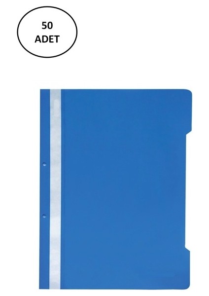 Eco Telli Dosya, 50'li Paket, Lacivert