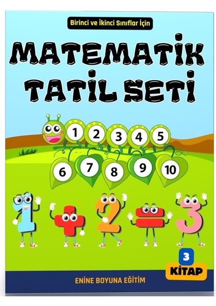 Birinci ve İkinci Sınıflar İçin Matematik Tatil Seti 3 Kitap