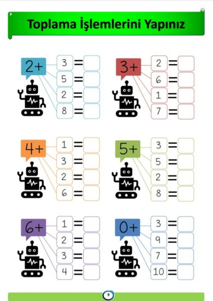 Birinci ve İkinci Sınıflar İçin Matematik Tatil Seti 3 Kitap