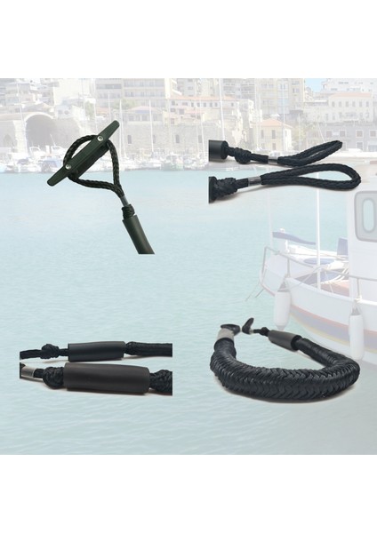 3ft Bağlama Kayışları, Tekneniz, Kayık Veya Dubalarınız Için 2'li Bungee Dock Lines - Su Severler Için Temel Aksesuar Kiti (Yurt Dışından) fırsatları