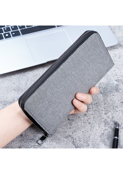 Erkek Çok Fonksiyonlu Büyük Kapasiteli Cüzdan (Yurt Dışından)