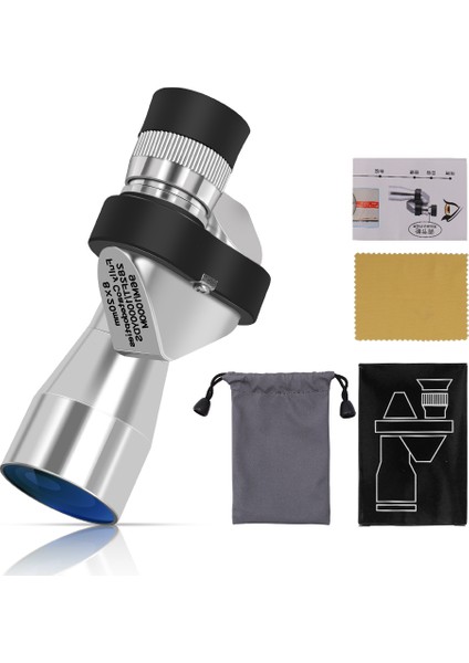 8X20 Mini Taşınabilir Monoküler Teleskop Yetişkinler ve Çocuklar Içın Ayarlanabilir Cep Teleskop Hd Akıllı Telefon Içın Dürbün Outdoor (Yurt Dışından)