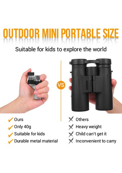 8X20 Mini Taşınabilir Monoküler Teleskop Yetişkinler ve Çocuklar Içın Ayarlanabilir Cep Teleskop Hd Akıllı Telefon Içın Dürbün Outdoor (Yurt Dışından) fırsatları