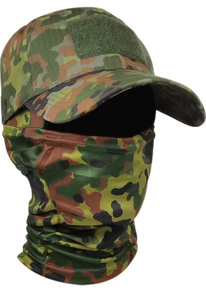 Kamuflaj Açık Hava Yürüyüşü, Dağcılık ve Balıkçılık Güneş Koruması ve Gölgeleme Ayarlanabilir 55-61CM Spor Şapka (Yurt Dışından)