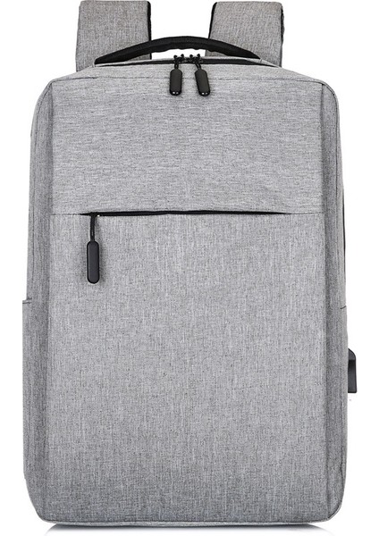 Basit Dizüstü Iş Bilgisayarı Çantası Kampüs Öğrenci Okul Çantası Seyahat Sırt Çantası (Yurt Dışından)