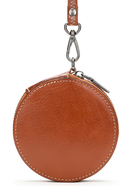 Retro Birinci Katman Inek Derisi Bozuk Para Cüzdanı Değiştirme Saklama Çantası (Yurt Dışından)