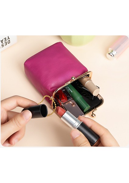 Mini Kompakt Bozuk Para Saklama Çantası Kadın Cüzdanı (Yurt Dışından) fırsatları