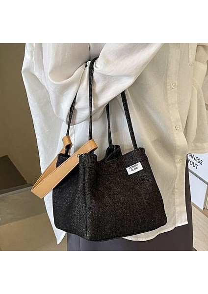 Basit Omuz Çantası Cep Telefonu Çantası Rahat Ayarlanabilir Crossbody Denim Çanta (Yurt Dışından) modelleri