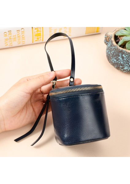 Kadınlar Için Retro Moda Hakiki Deri Bozuk Para Saklama Çantası (Yurt Dışından)