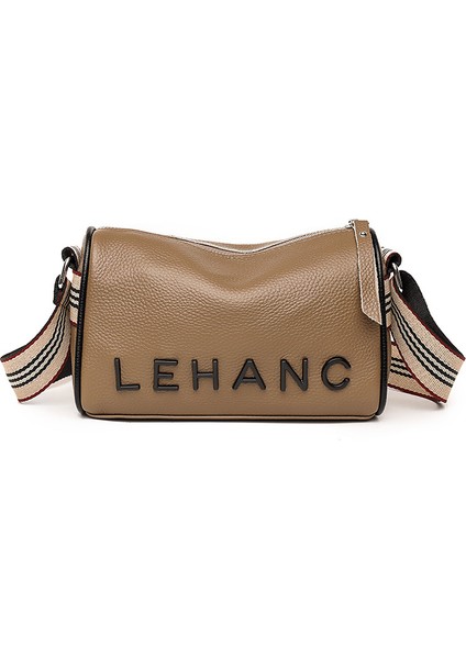 Hakiki Deri Rahat Basit Geniş Omuz Crossbody Çanta Küçük Kare Çanta (Yurt Dışından)
