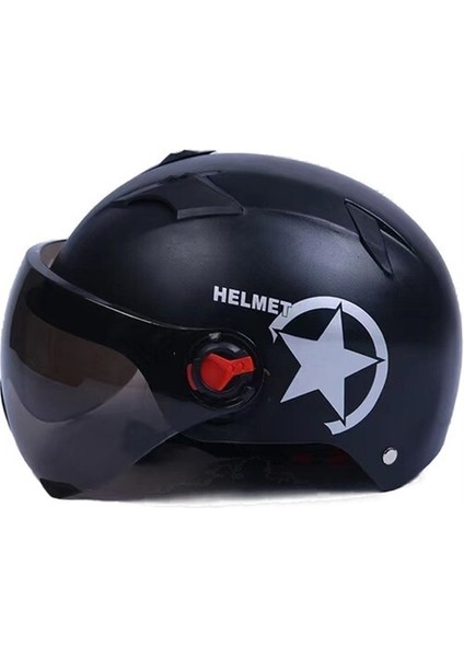 Oloey Elektrikli Akü Araba Kask Sürüş Yarım Kask (Yurt Dışından)