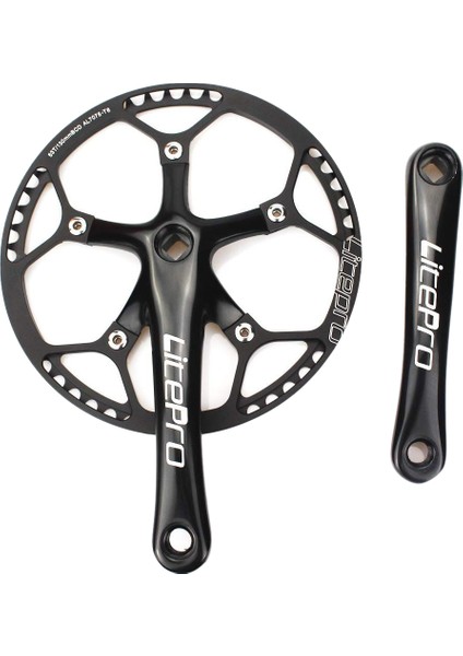 Tek Hız Aynakol 53 T 170MM Crankarms Katlanır Bisiklet Aynakol Bisiklet Parça Yol Bisikleti Için Koruyucu Kapak ile (Yurt Dışından)