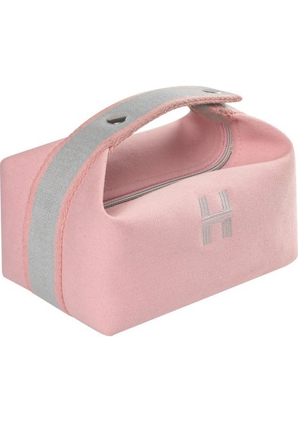 Yeni Basit Kanvas Kozmetik Çantası Taşınabilir Su Geçirmez ve Toz Geçirmez Büyük Kapasiteli Seyahat Moda Tuvalet Saklama Çantası (Yurt Dışından)