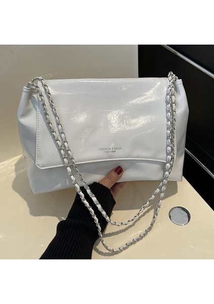 Bayan Tote Çanta Yüksek Kapasiteli Deri Kadın Omuz Çantası Zincir Handbags (Yurt Dışından) fırsatları