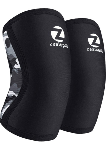 Diz Kollukları (1 Çift) Halter, Wod, Squat, Spor Salonu, Powerlifting ve Crossfit Için Sıkıştırma ve Destek-7mm Neopren Dizlik-Hem Kadın Hem De Erkek (Orta) (Yurt Dışından)
