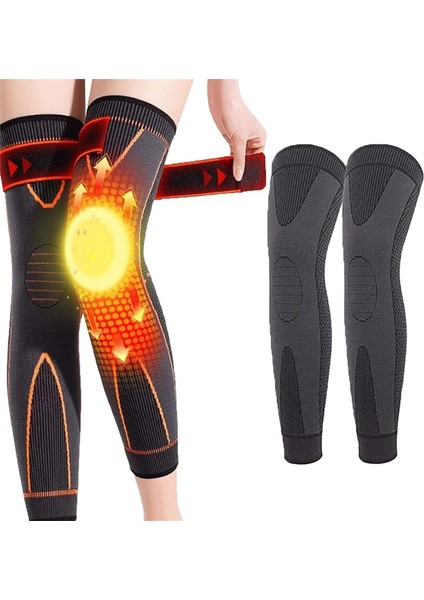 Pelin Akupresür Detoks ve Şekillendirme Diz Pedleri Turmalin Kendinden Isıtma Diz Pedleri 3D Yüksek Elastik Dizlik Desteği Sıkıştırma Kol Erkekler Kadınlar Için Kaymaz Diz Pedleri (Yurt Dışından)