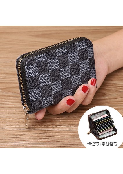 Organ Kartı Tutucusu, Çoklu Kart Yuvalı Kart Tutucusu, Geniş Kapasiteli Kimlik Kartı, Ehliyet, Kompakt Kart Tutucusu, Kadınlar Için Çok Fonksiyonlu Gündelik Bozuk Para Cüzdanı (Yurt Dışından)