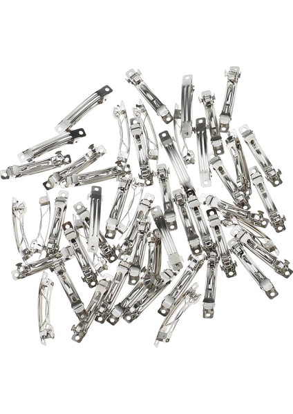 50 Fransız Tokalarım Saç I Yay Zanaat Aksesuarları 7 x 50MM (Yurt Dışından)