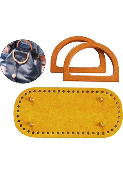 Tığ Işi Çanta Alt Taban Tote Sap Delikli Dıy Örgü Dokuma 3 (Yurt Dışından) fırsatları