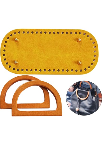 Tığ Işi Çanta Alt Taban Tote Sap Delikli Dıy Örgü Dokuma 3 (Yurt Dışından) indirimleri