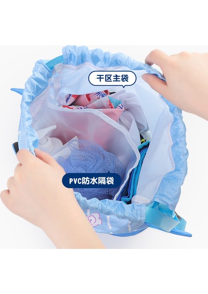 Çocuk Islak ve Kuru Ayırma Eğitimi Yüzme Sırt Çantası (Yurt Dışından) indirimleri