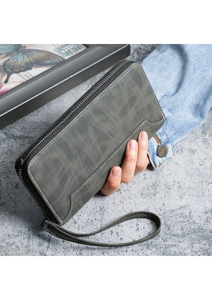 Erkek Çok Fonksiyonlu Büyük Kapasiteli Cüzdan (Yurt Dışından)