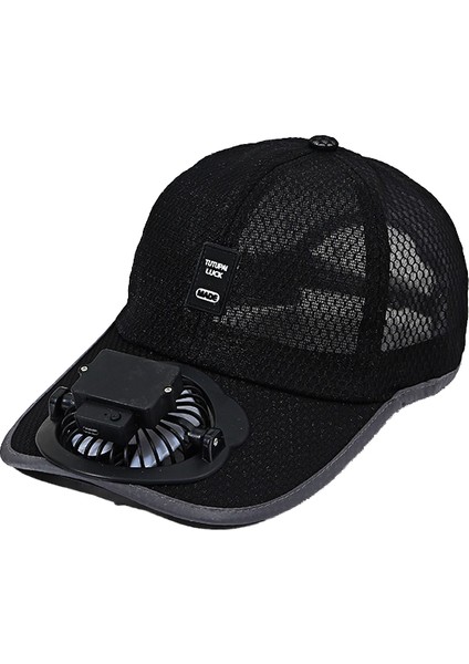 Erkekler Için Fanlı Yaz Güneş Koruma Şapkası (Yurt Dışından)