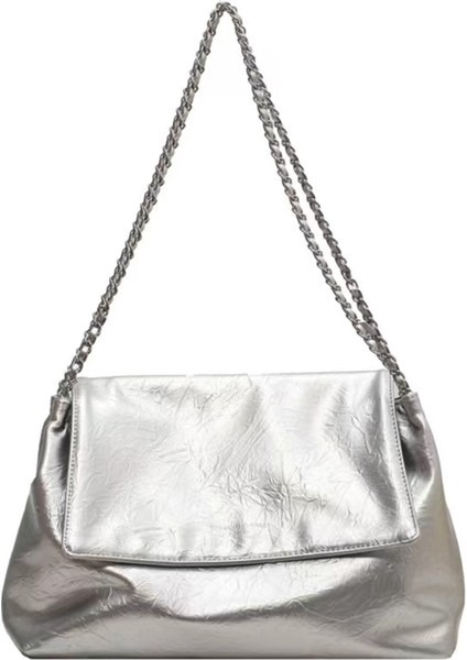 Bayan Tote Çanta Yüksek Kapasiteli Deri Kadın Omuz Çantası Zincir Handbags (Yurt Dışından)