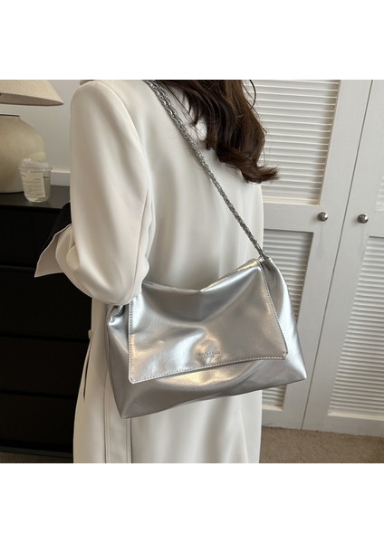 Bayan Tote Çanta Yüksek Kapasiteli Deri Kadın Omuz Çantası Zincir Handbags (Yurt Dışından) fiyatları