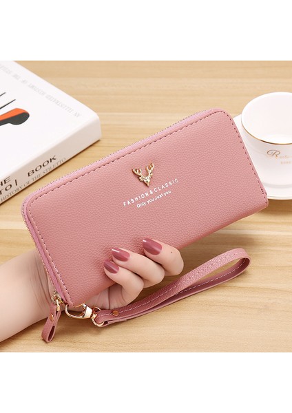 Kadın Uzun Fermuarlı Cüzdan (Yurt Dışından)