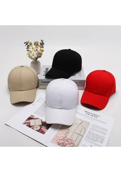 Düz Renk Beyzbol Şapkası Sivri Uçlu Kap (Yurt Dışından) fırsatları