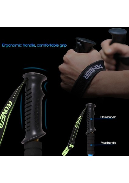 Buyfun Anti-Şok Baston 3-Section Teleskopik Ayarlanabilir (Yurt Dışından)