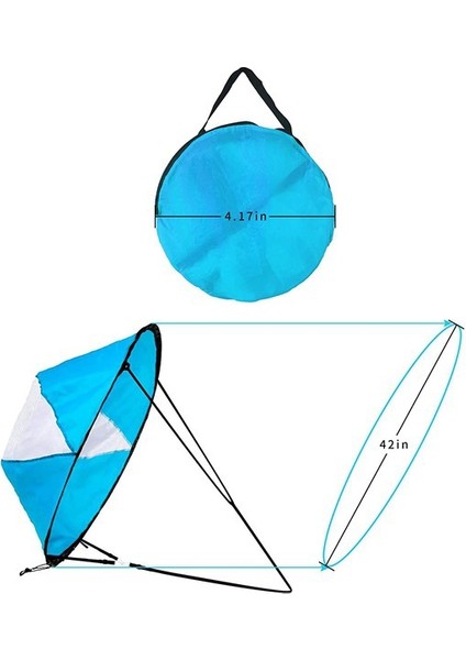 Al Yıldız Kayık Yelkenli 108CM Katlanabilir Şeffaf Pencere (Yurt Dışından) fırsatları