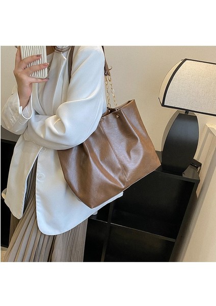 Kadın Yüksek Kapasiteli Tote Çanta Deri Bayan Omuz Çantası Handbags (Yurt Dışından) fiyatları