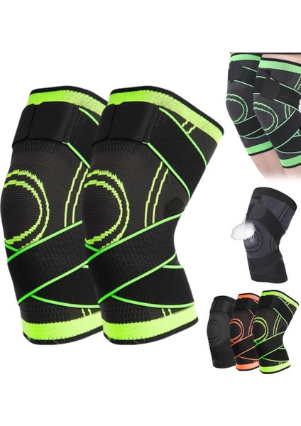 Hutena Rodillera Pro,hutena Diz Desteği Pro,hutena Rodillera Pro Basınç Kayışlı Profesyonel Dizlik,kadın Erkekler Için Diz Sıkıştırma Kolu,koşma Için Diz Desteği,fitness (Renk: Yeş (Yurt Dışından)