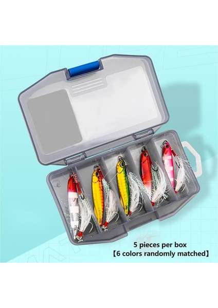 Minnow Balıkçılık Cazibesi 5 Adet Uzun Mesafe Yatırım Luya Demir Plaka Seti 10/15/20/25/30/40/60G Trolling Deniz 3D Gözler Sert Yem Olta Takımı (Yurt Dışından) modelleri